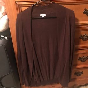 Brown cardigan